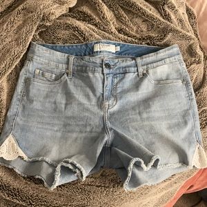 MIDI jean shorts